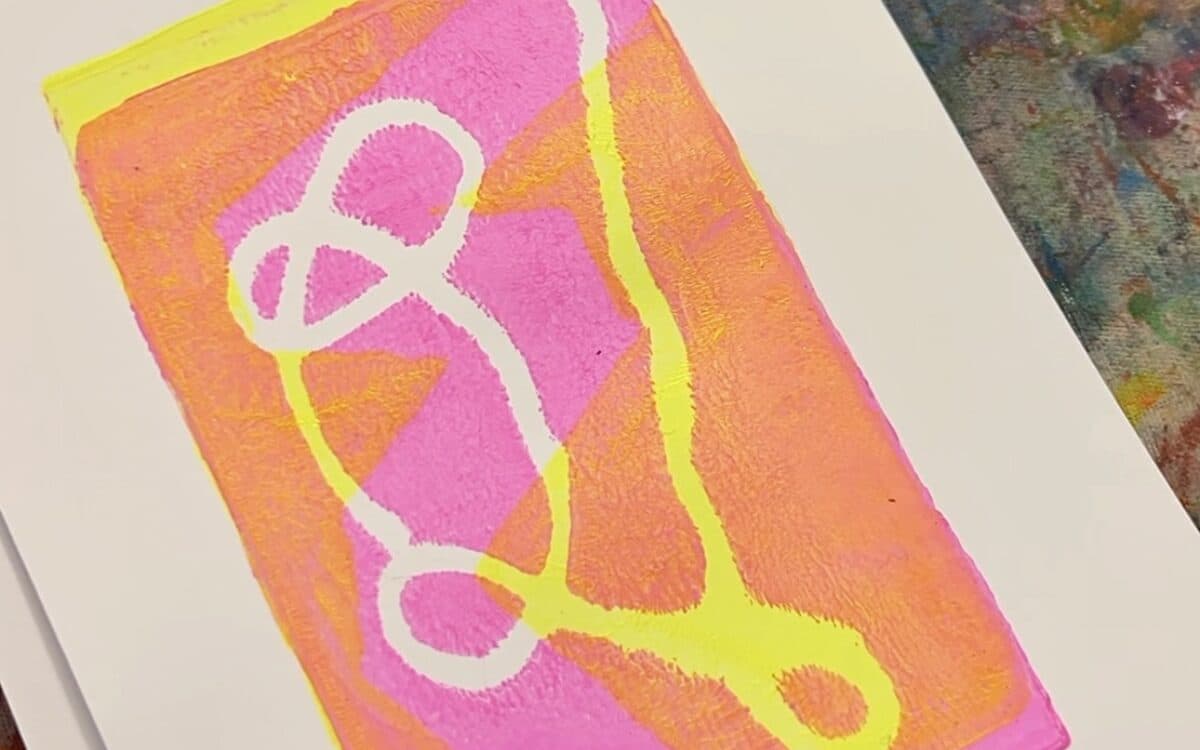 Gelli Printing Afternoon